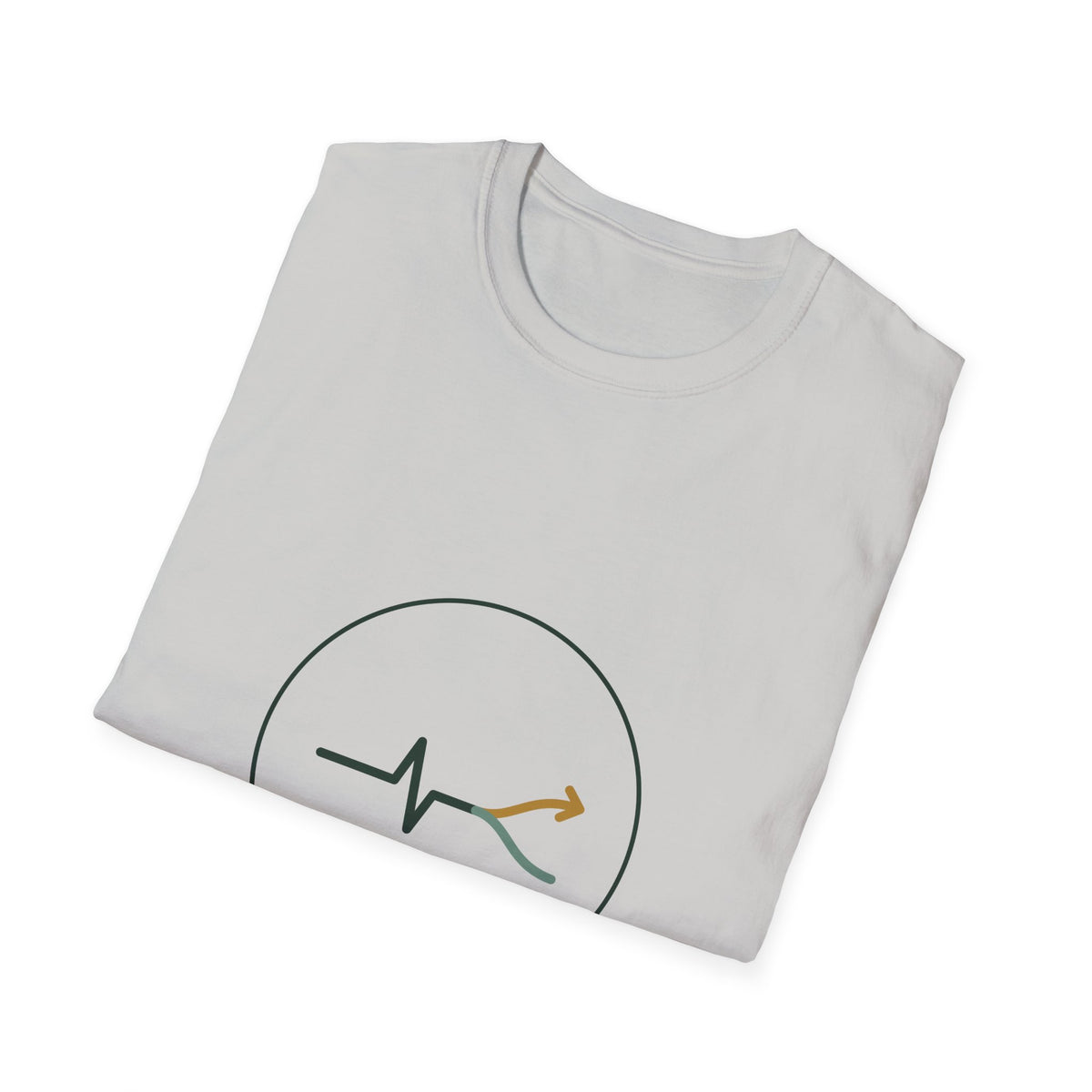 The Seal Tee — Fork Instinct Ring Logo, Minimalist Circle Graphic Unisex Shirt