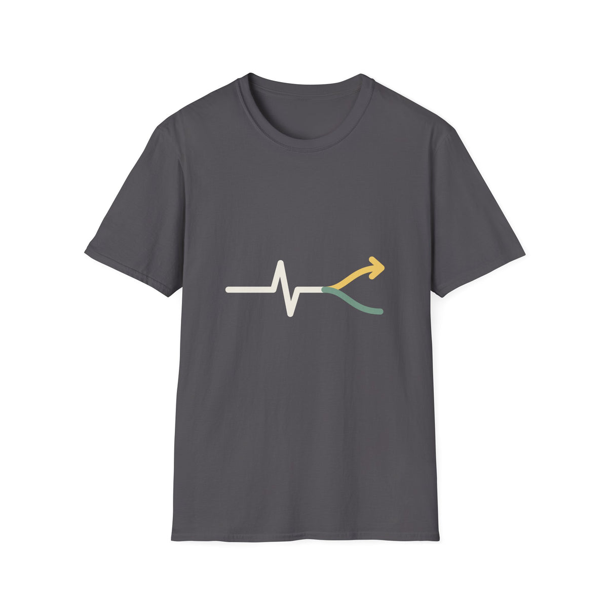 Fork Instinct Mark Tee — Minimalist Gut Instinct Graphic T-Shirt, Soft Unisex Cotton