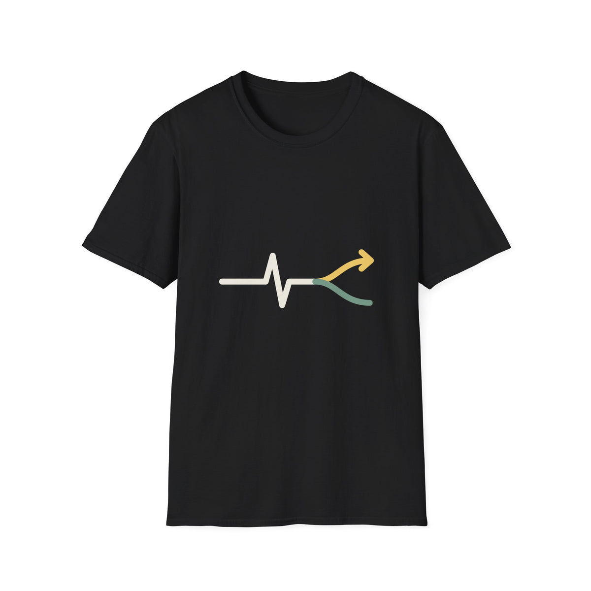 Fork Instinct Mark Tee — Minimalist Gut Instinct Graphic T-Shirt, Soft Unisex Cotton
