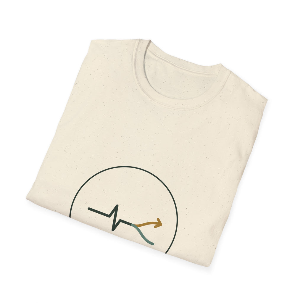 The Seal Tee — Fork Instinct Ring Logo, Minimalist Circle Graphic Unisex Shirt