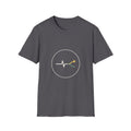 The Seal Tee in Forest Green and Black — Fork Instinct Ring Logo, Minimalist Circle Graphic Tee
