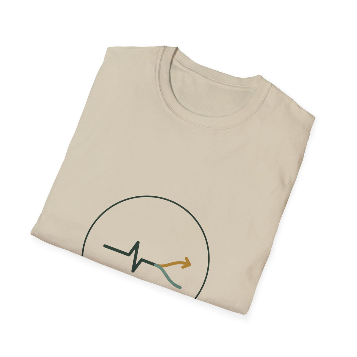 The Seal Tee — Fork Instinct Ring Logo, Minimalist Circle Graphic Unisex Shirt