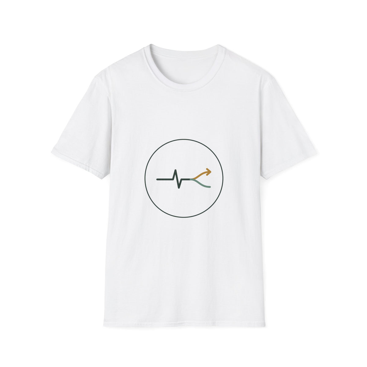 The Seal Tee — Fork Instinct Ring Logo, Minimalist Circle Graphic Unisex Shirt