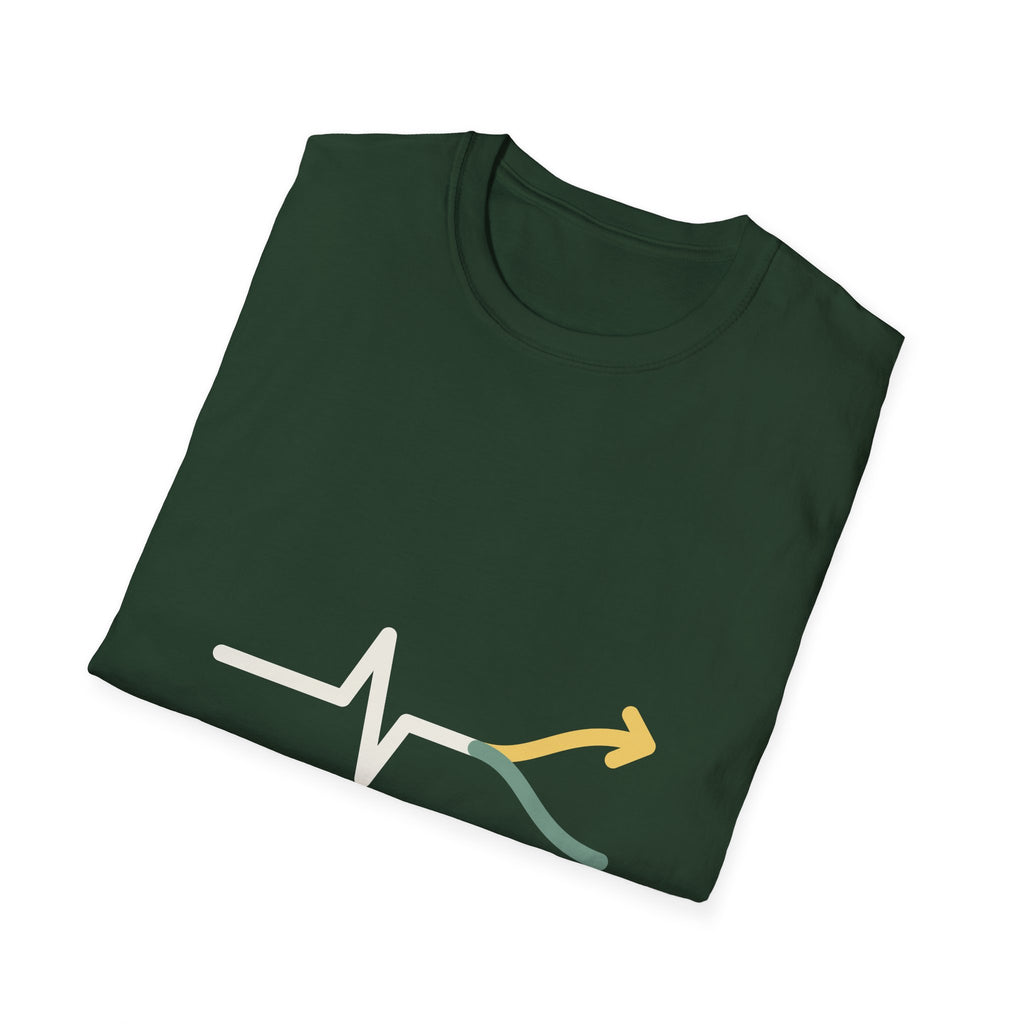 Fork Instinct Mark Tee — Minimalist Gut Instinct Graphic T-Shirt, Soft Unisex Cotton