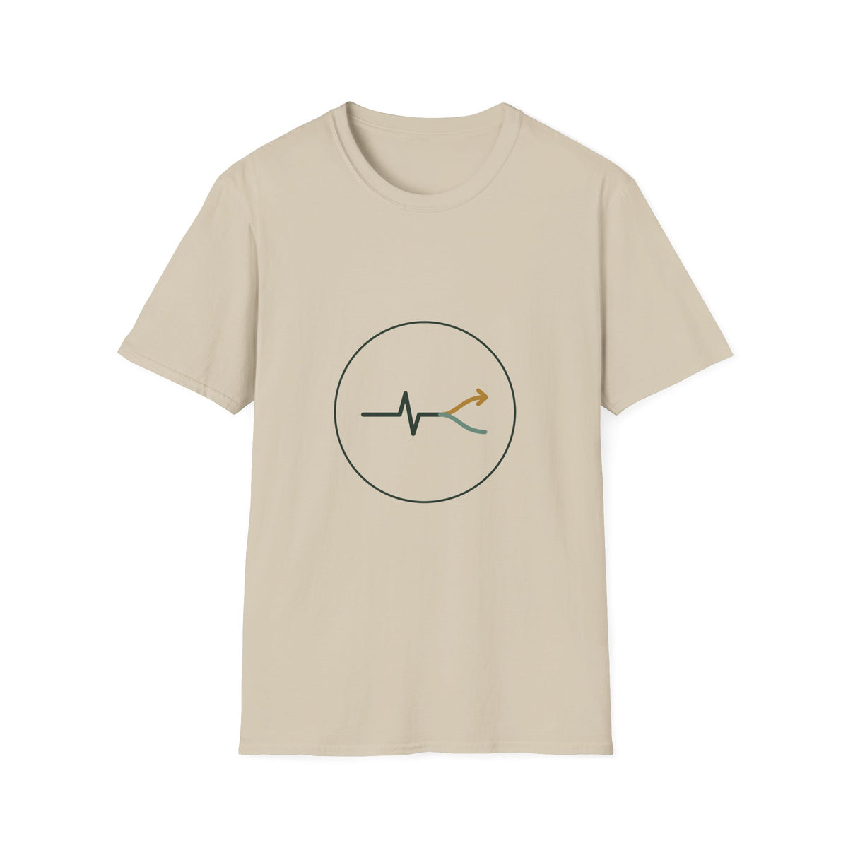 The Seal Tee — Fork Instinct Ring Logo, Minimalist Circle Graphic Unisex Shirt