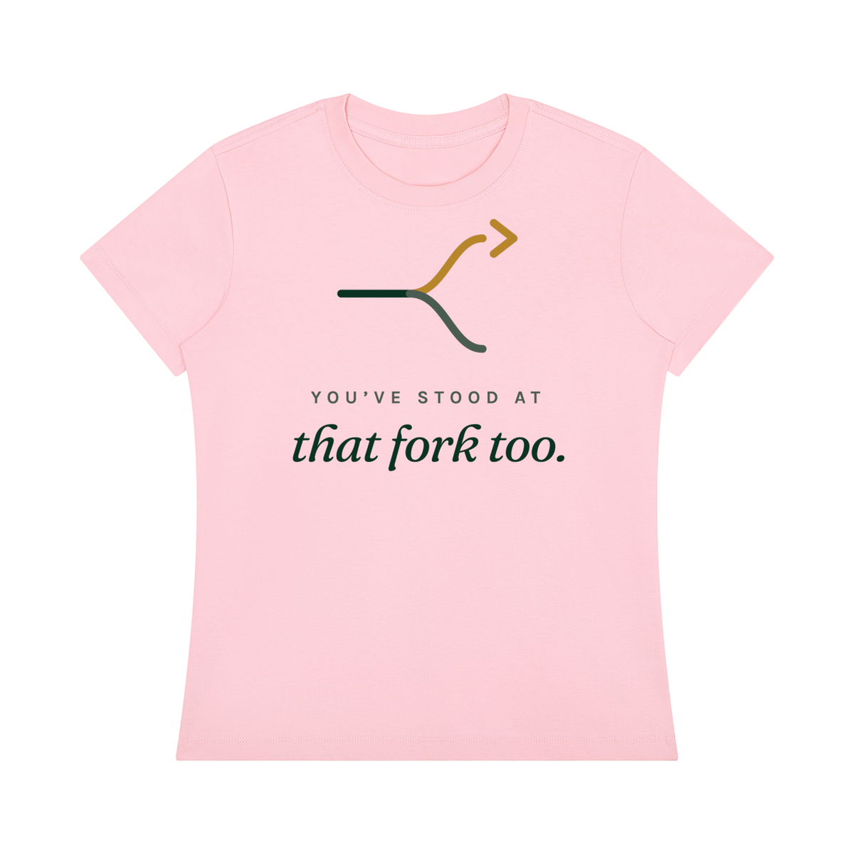 ForkInstinct,SoftFork,Message,Tee,Women