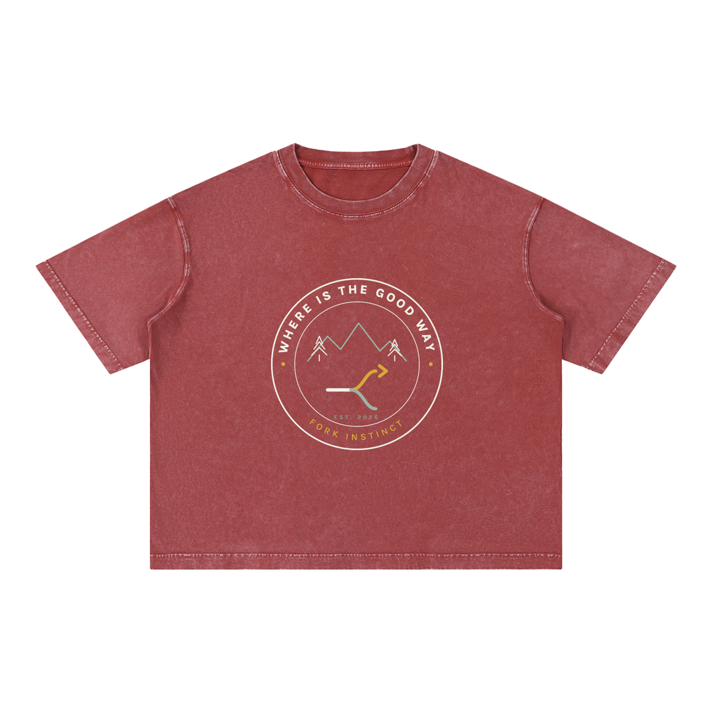 ForkInstinct,SoftFork,Badge,Tee,Unisex,Outdoors