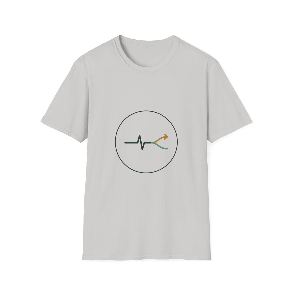 The Seal Tee — Fork Instinct Ring Logo, Minimalist Circle Graphic Unisex Shirt