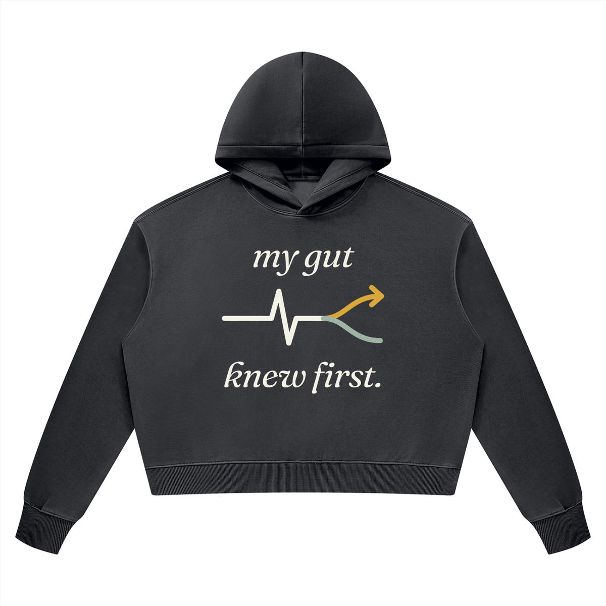 ForkInstinct,HardFork,Message,Hoodie,Women,GutInstinct