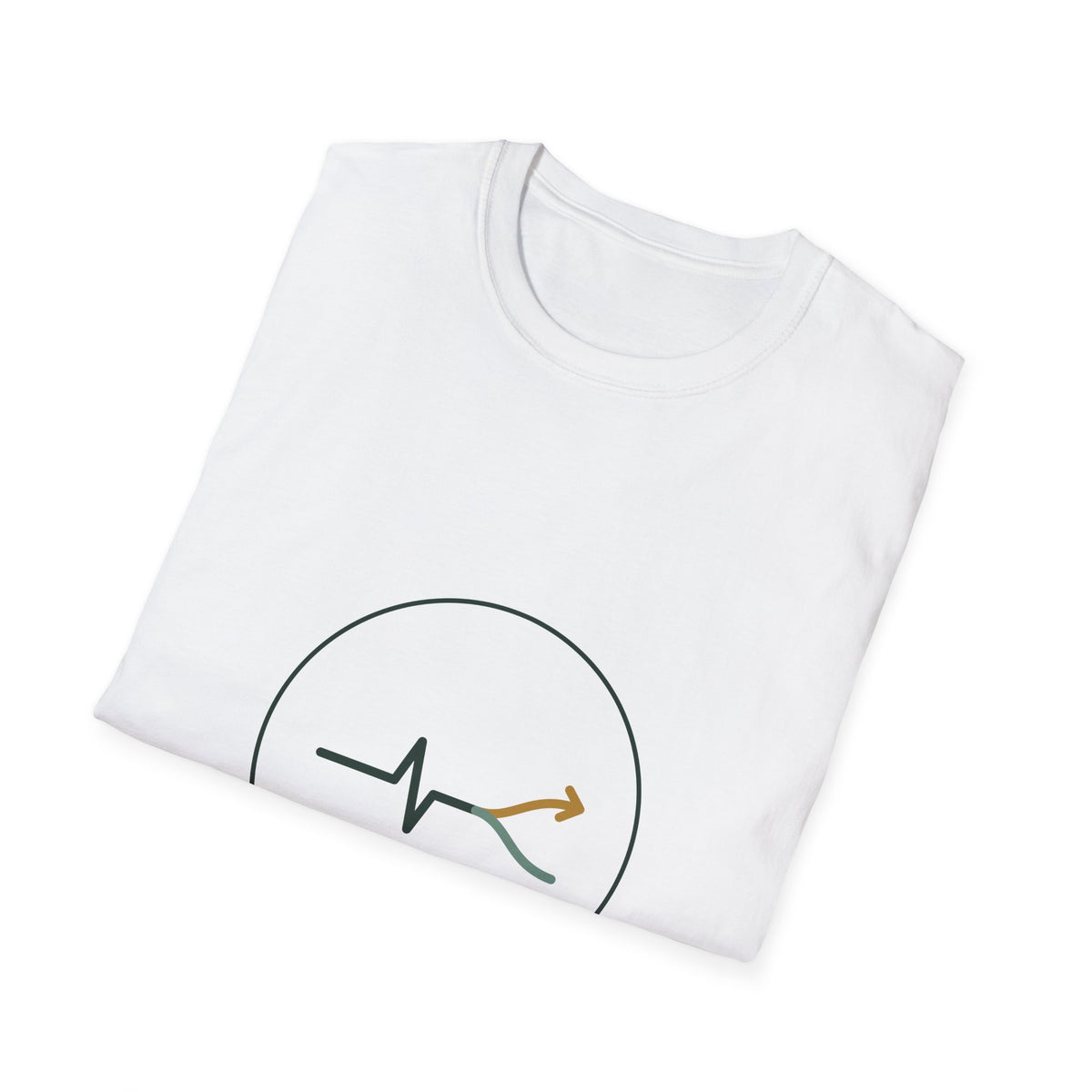 The Seal Tee — Fork Instinct Ring Logo, Minimalist Circle Graphic Unisex Shirt