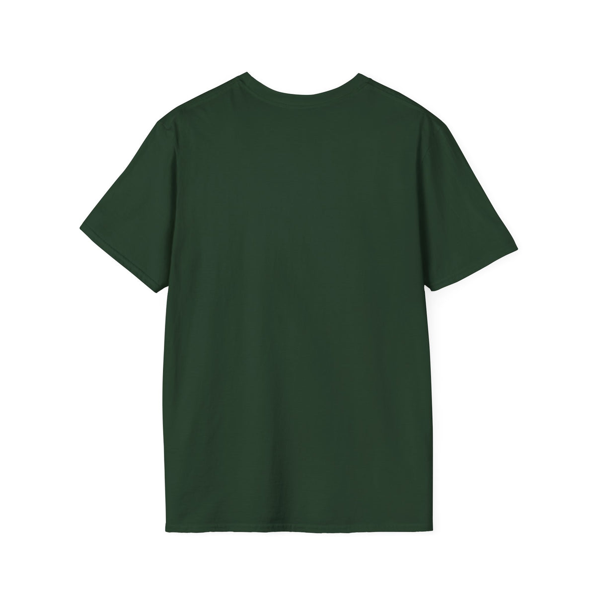 The Seal Tee in Forest Green and Black — Fork Instinct Ring Logo, Minimalist Circle Graphic Tee