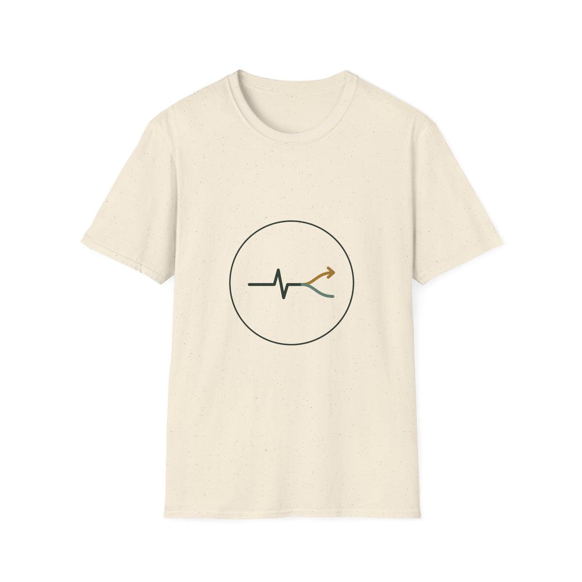 The Seal Tee — Fork Instinct Ring Logo, Minimalist Circle Graphic Unisex Shirt