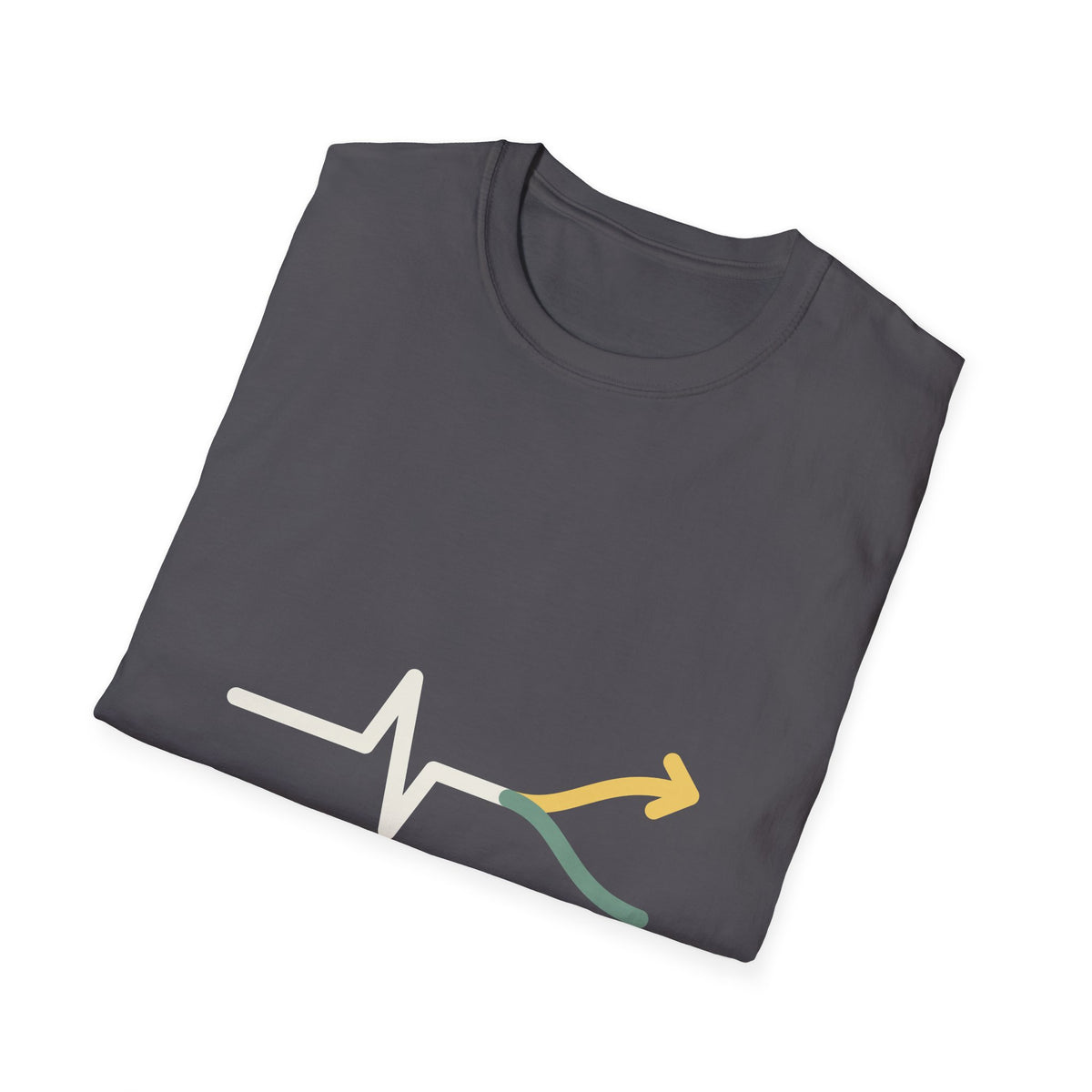 Fork Instinct Mark Tee — Minimalist Gut Instinct Graphic T-Shirt, Soft Unisex Cotton